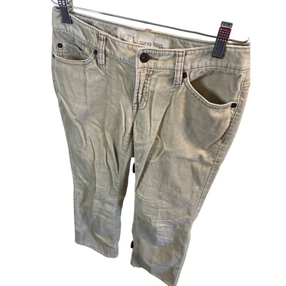 Ann Taylor Loft Tan Corduroy Curvy Bootcut Pants Sz 0P - Picture 4 of 8